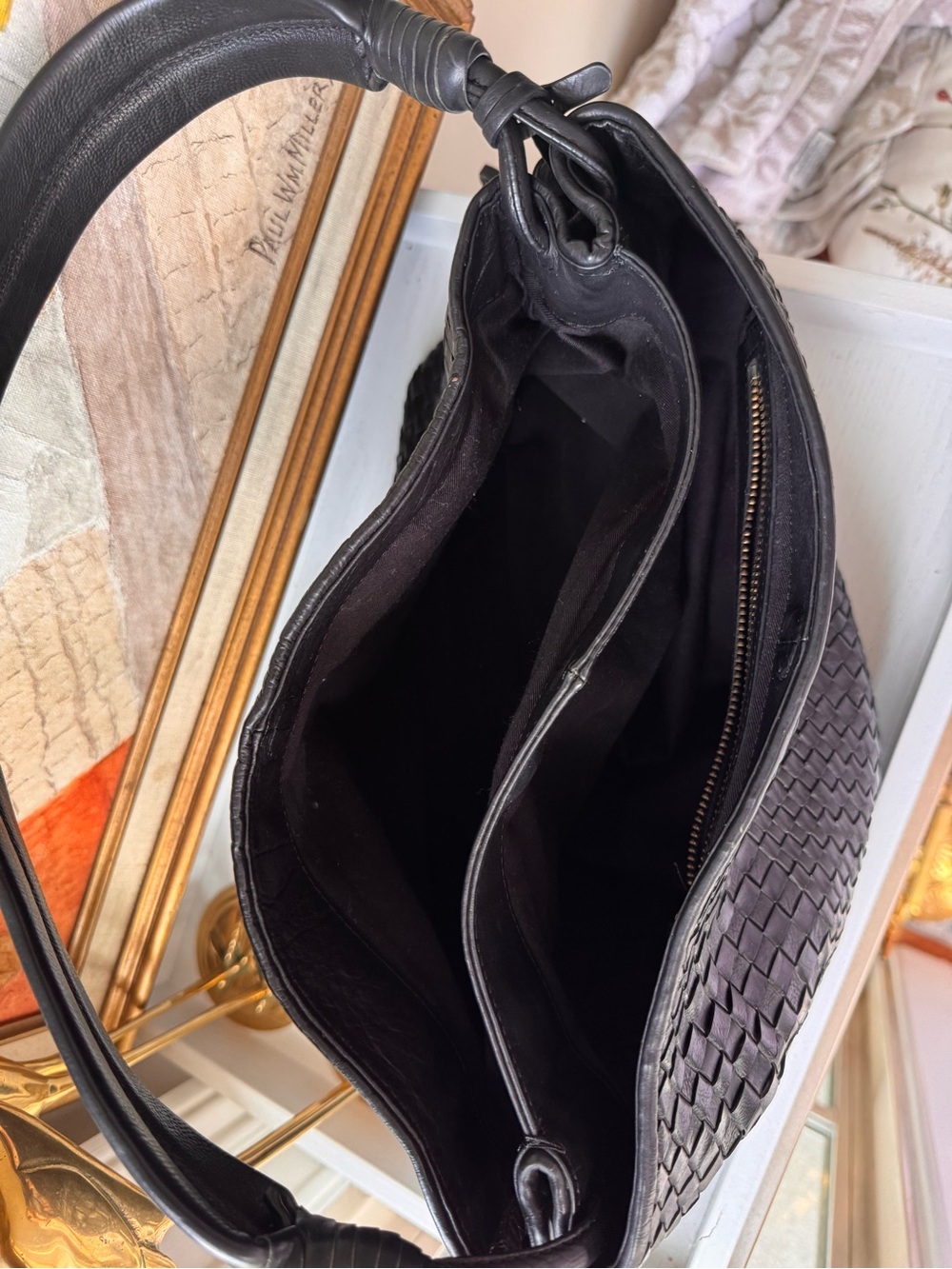 Massimo Dutti braided π― leather with Tassel and Studs Timeless luxury Chic Boho - Picture 6 of 13